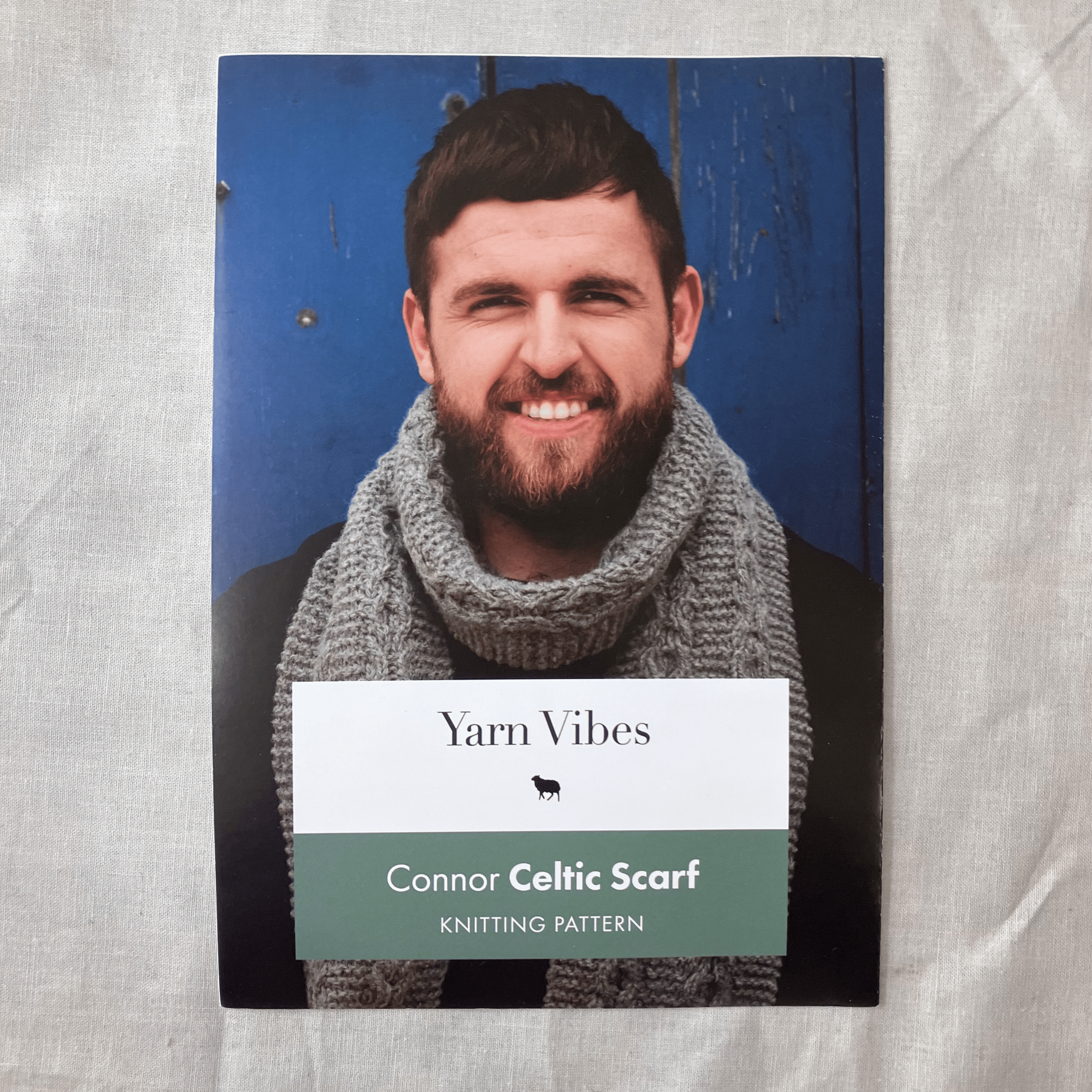 CONNOR Celtic Scarf Knitting Pattern