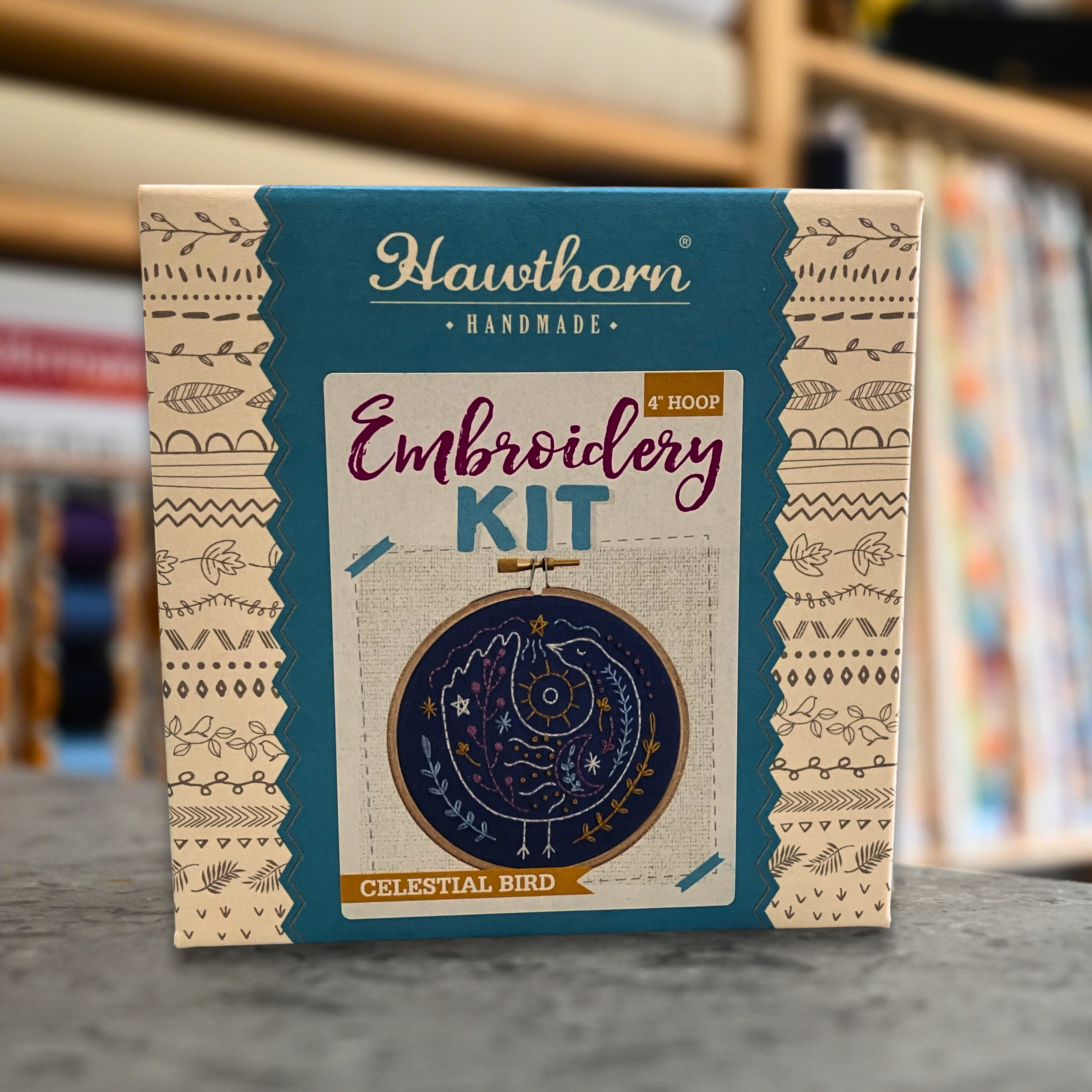 Celestial Bird Embroidery Kit