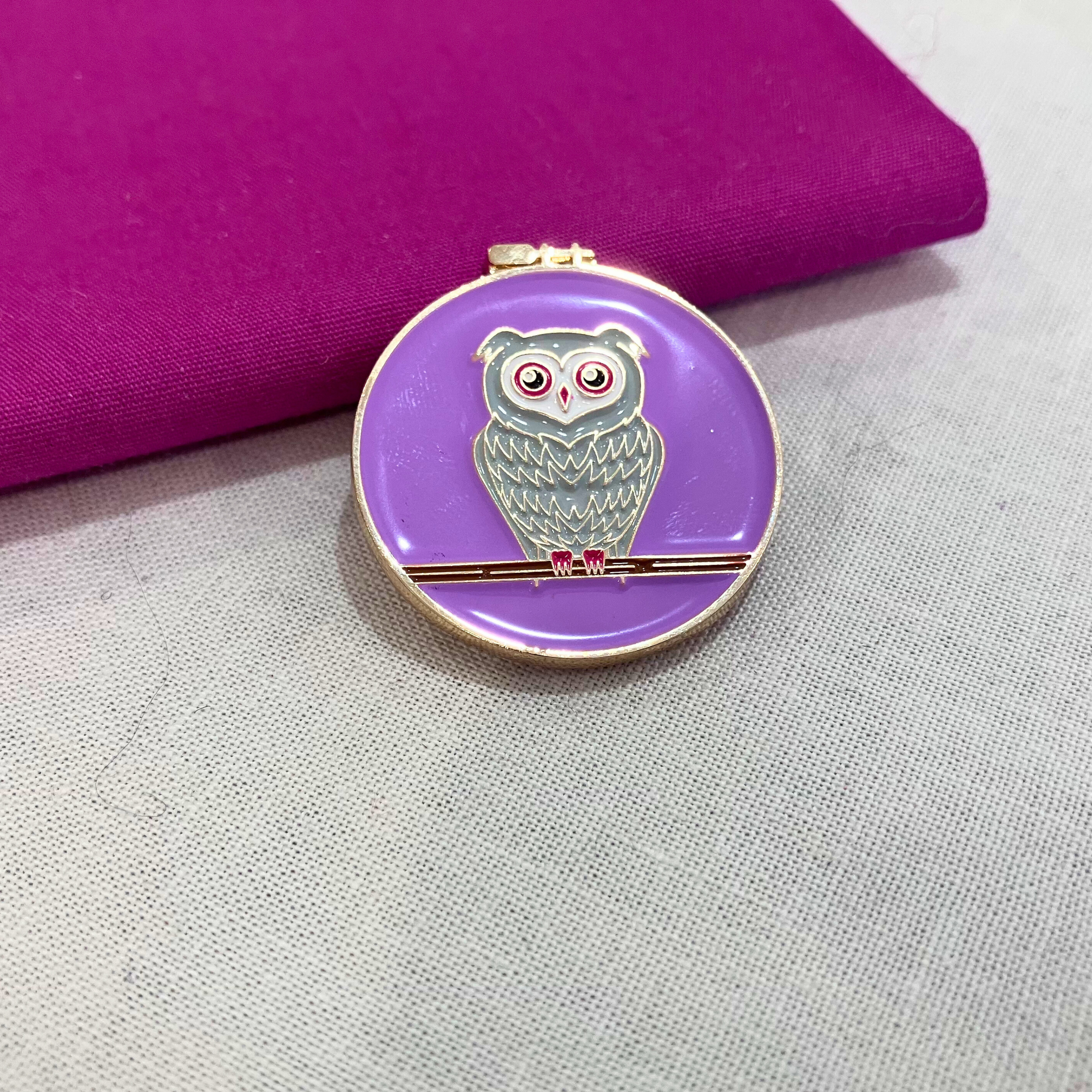 Owl Magnetic Needle Minder