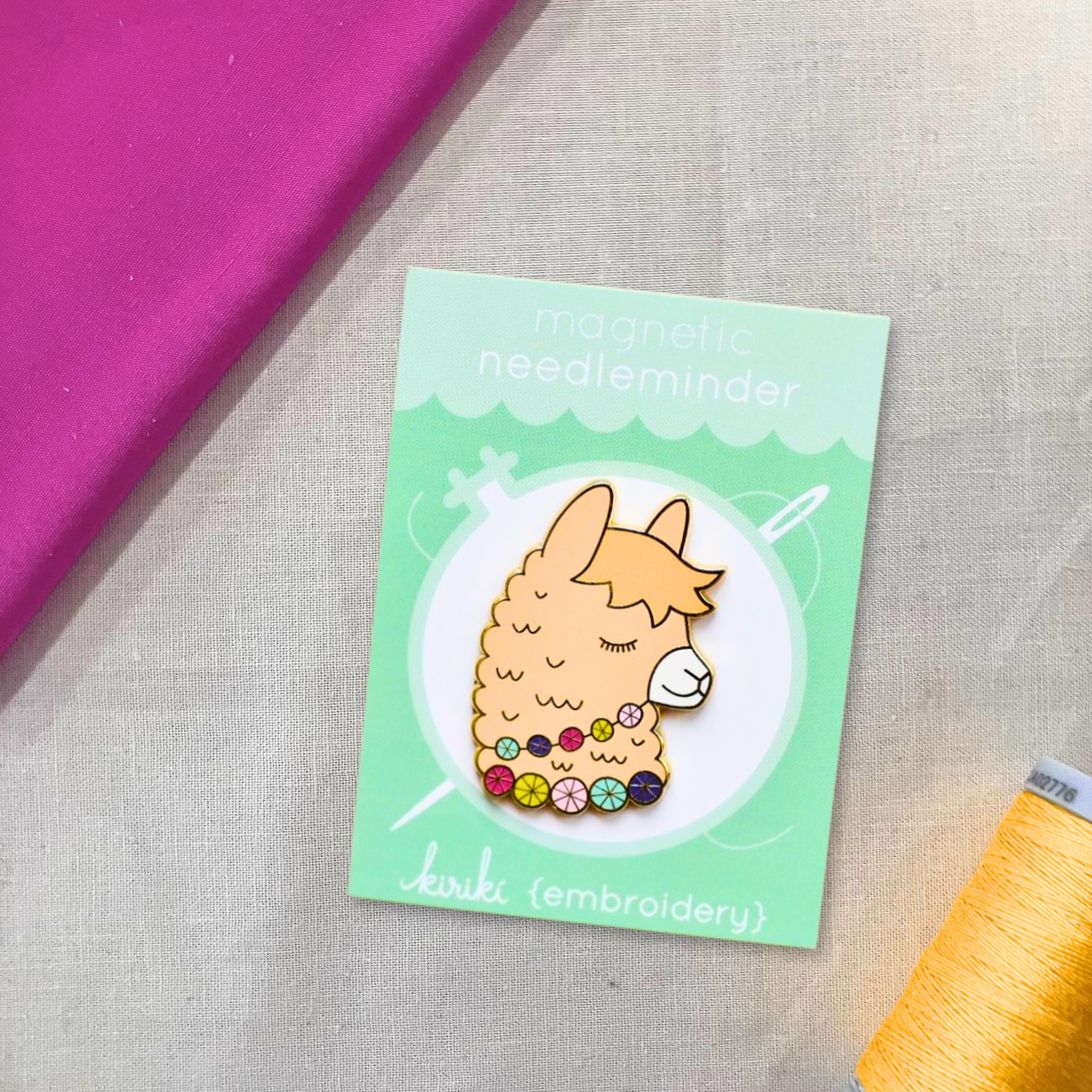 Llama Magnetic Needle Minder