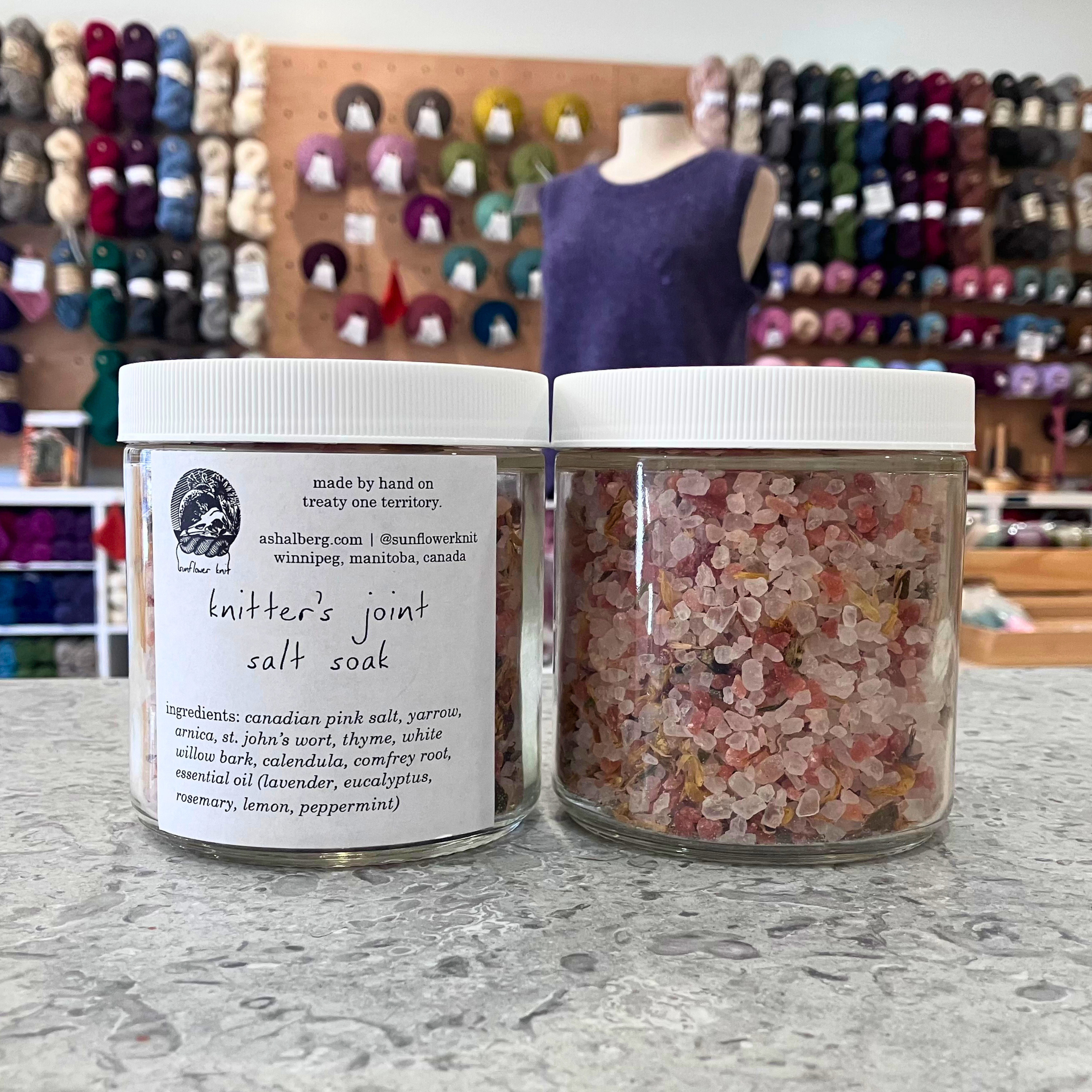 Knitter's Joint Salt Soak