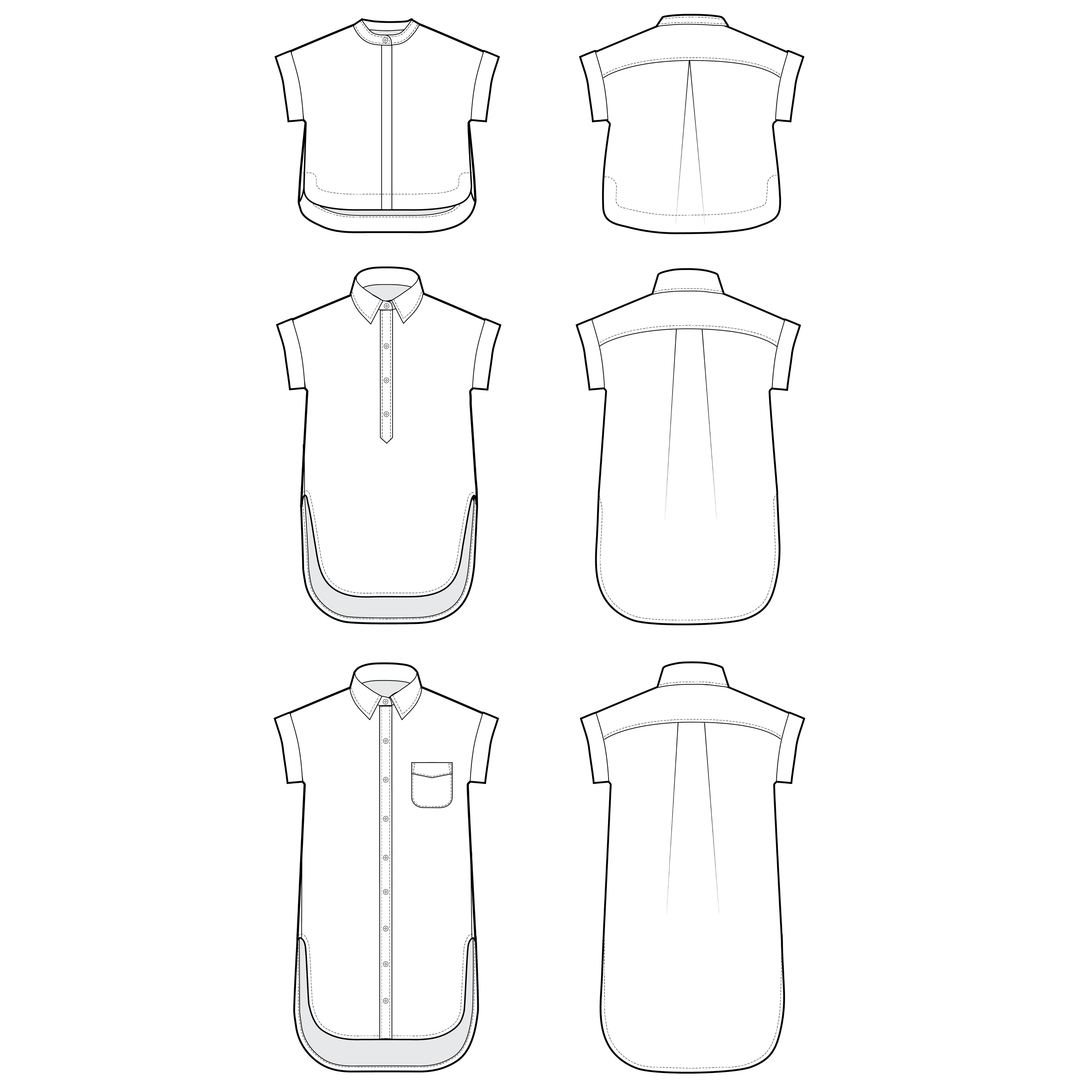 Kalle Shirt & Shirtdress Sewing Pattern