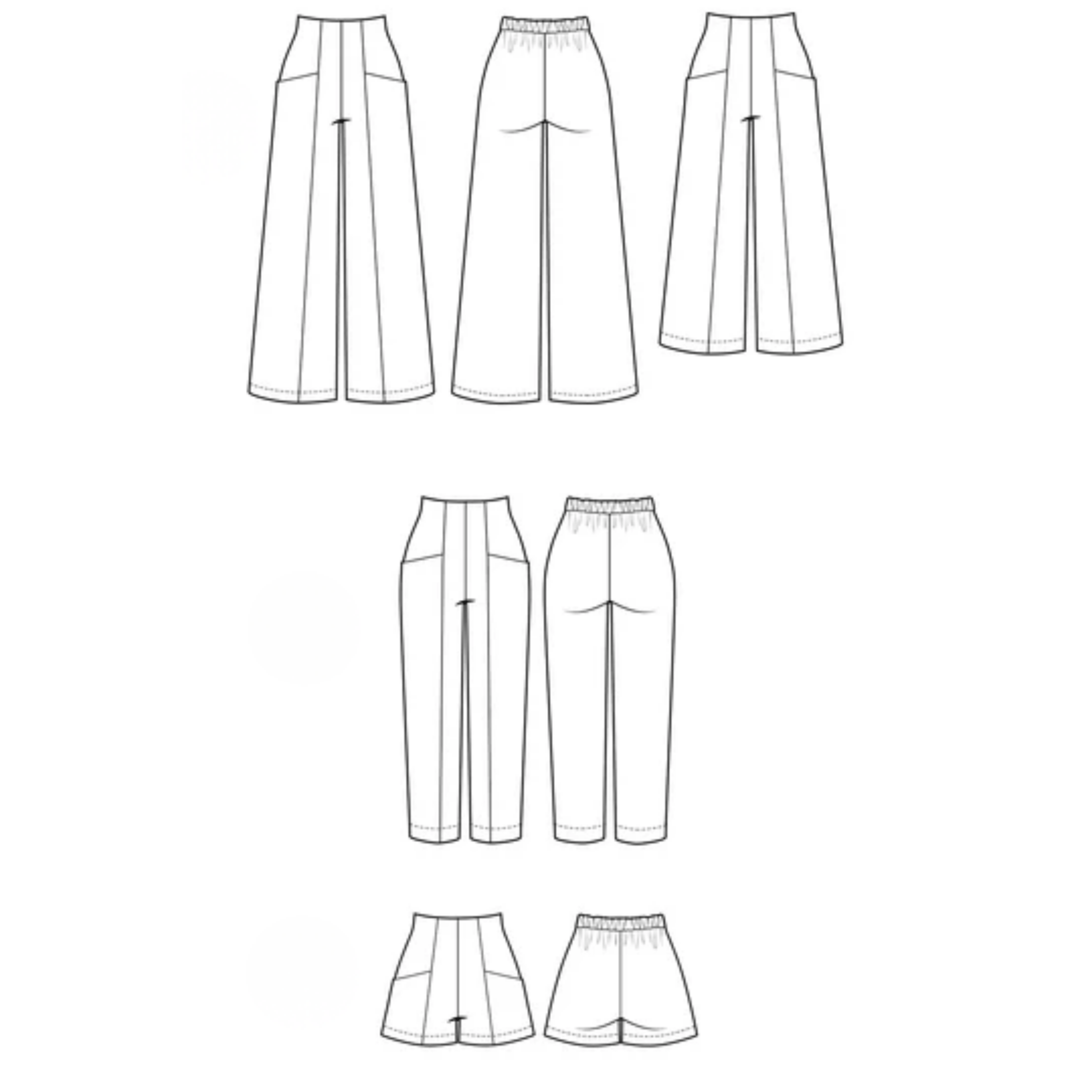 Pietra Pants & Shorts Sewing Pattern