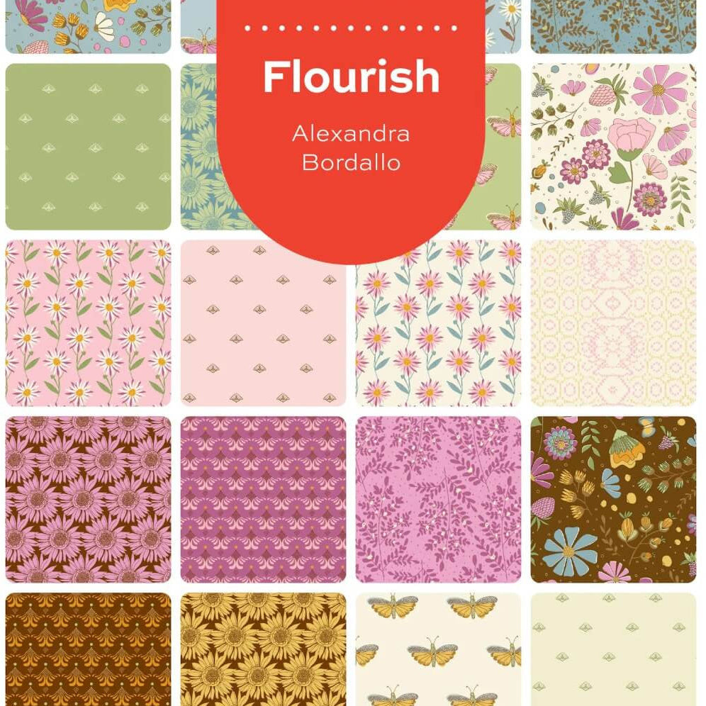 Flourish 5" Charm Pack