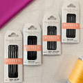 BOHIN canvas and cross-stitch needles — assorted sizes for needlepoint and cross-stitch embroidery.