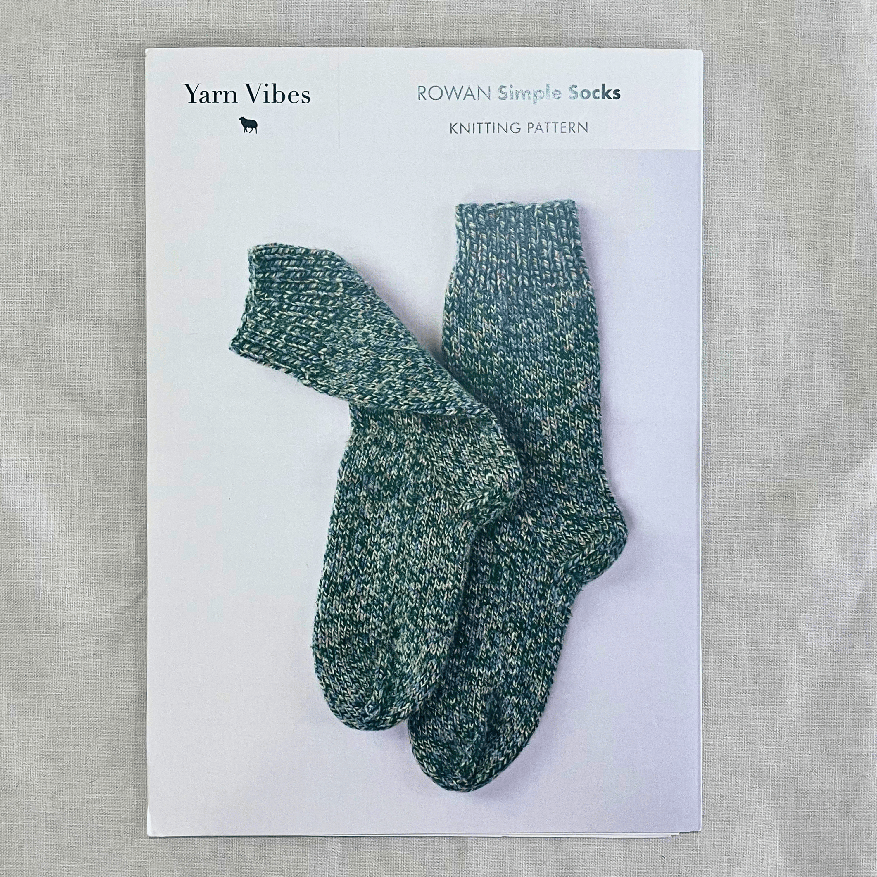 ROWAN Simple Socks Knitting Pattern