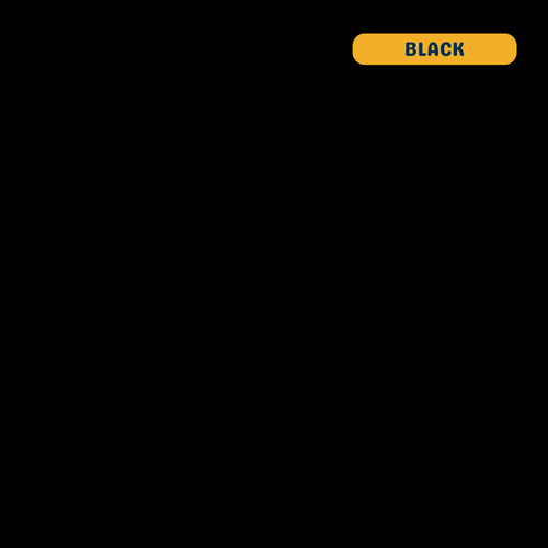 Solid black quilting cotton — Andover Century Solids. 44/45in.