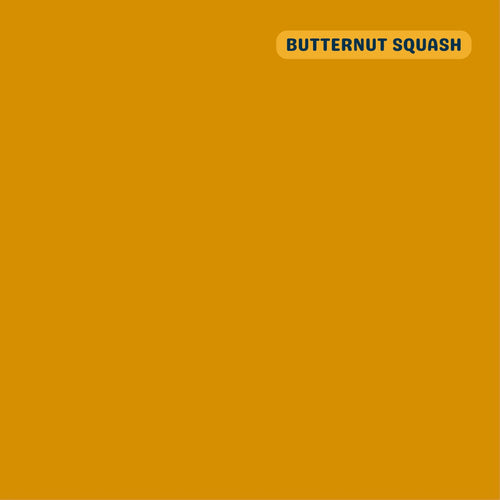Solid butternut squash (orange) quilting cotton — Andover Century Solids. 44/45in.