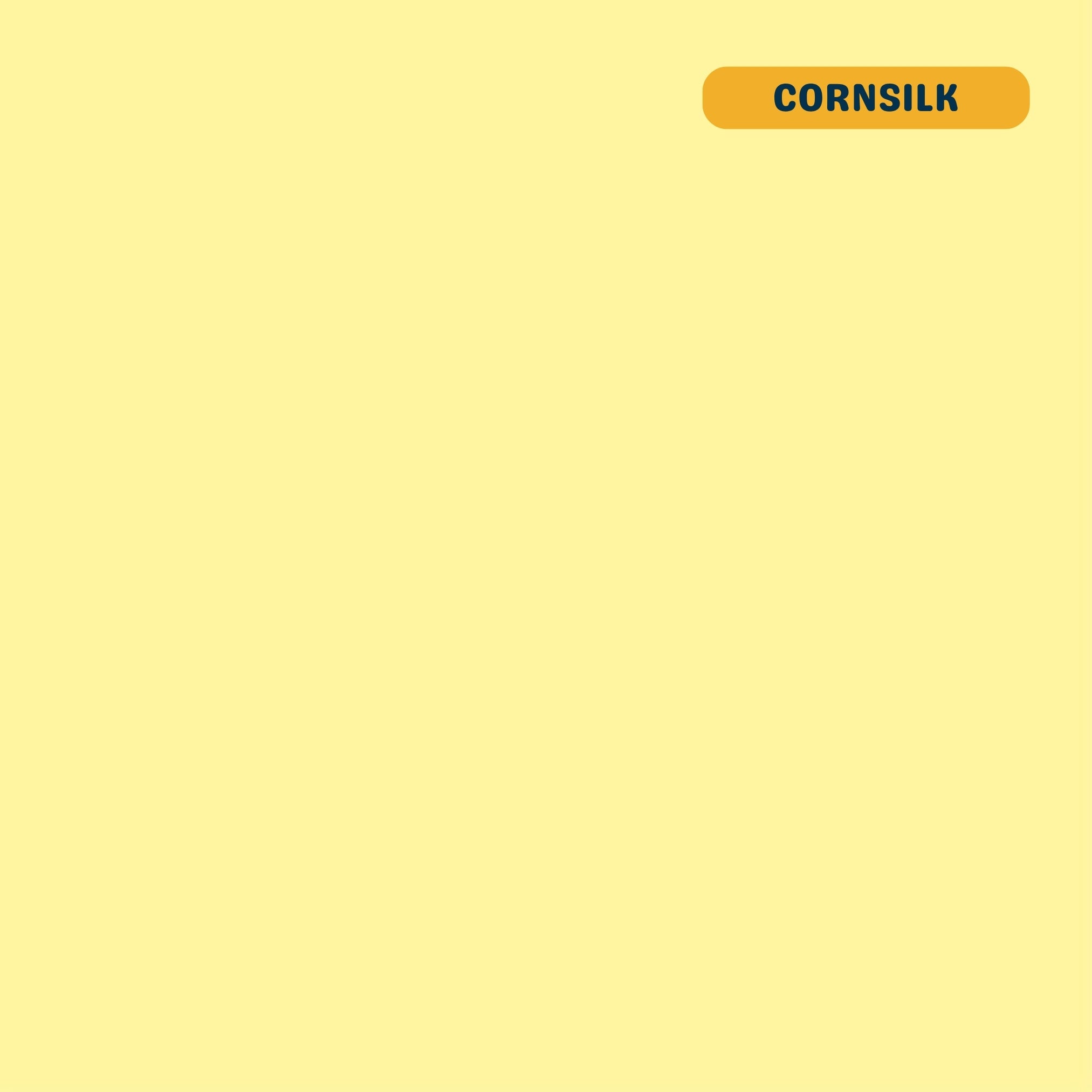 Solid cornsilk (pale yellow) quilting cotton — Andover Century Solids. 44/45in.