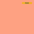 Solid peach (orange‑pink) quilting cotton — Andover Century Solids. 44/45in.