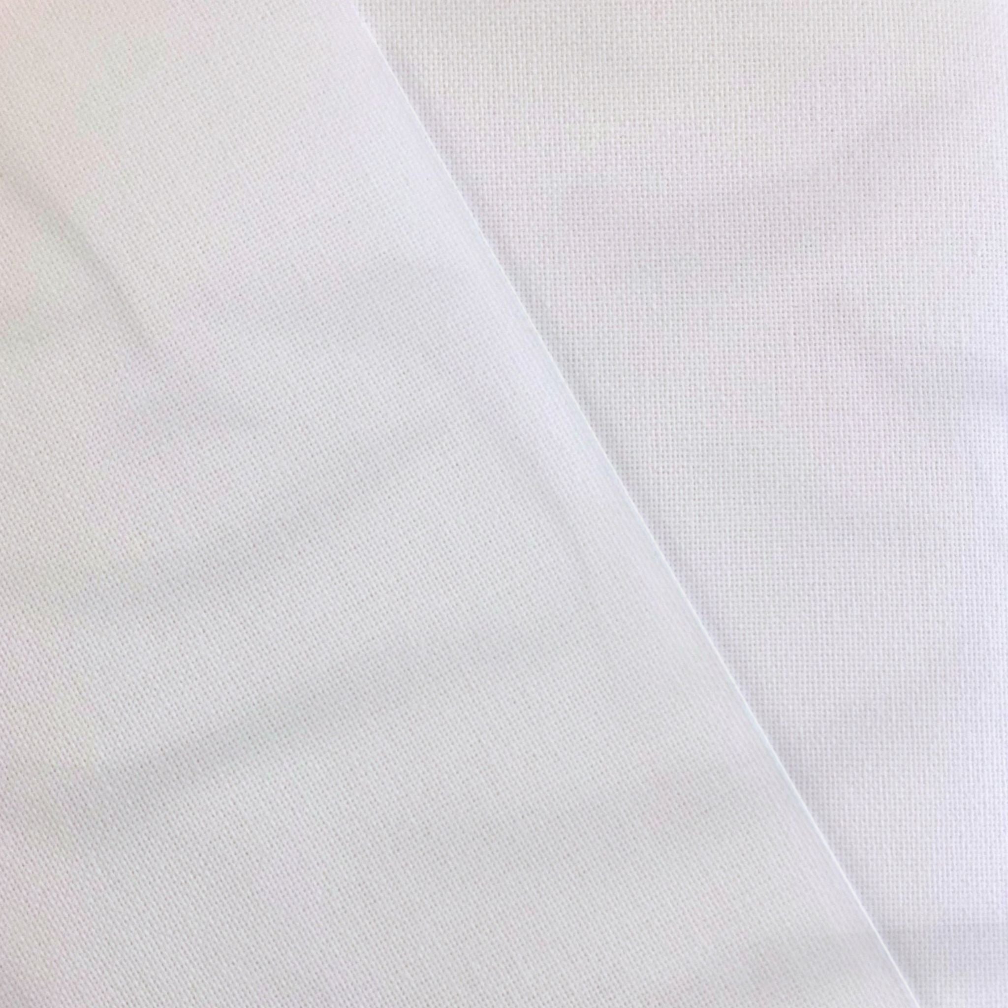 DMC Monaco Evenweave cloth for cross stitch and embroidery — 28-count 100% cotton fabric in white, sold by the half metre