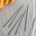 Knit Picks nickel-plated DPNs – sharp tapered tips for precision and control