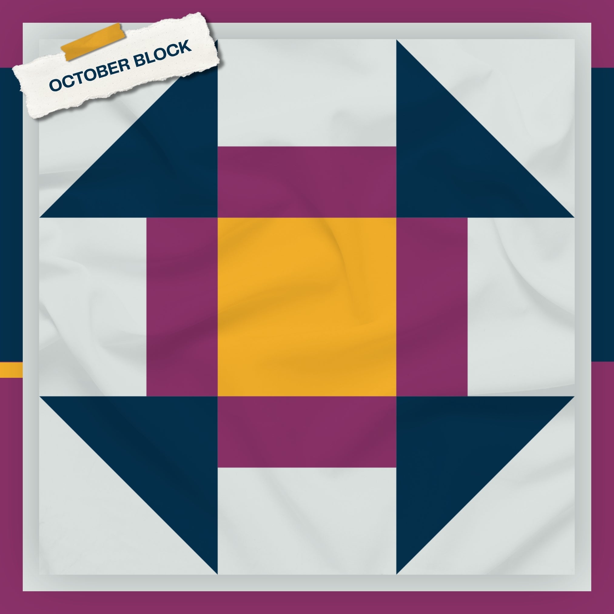 October Monthly Quilt Block w/ Meg