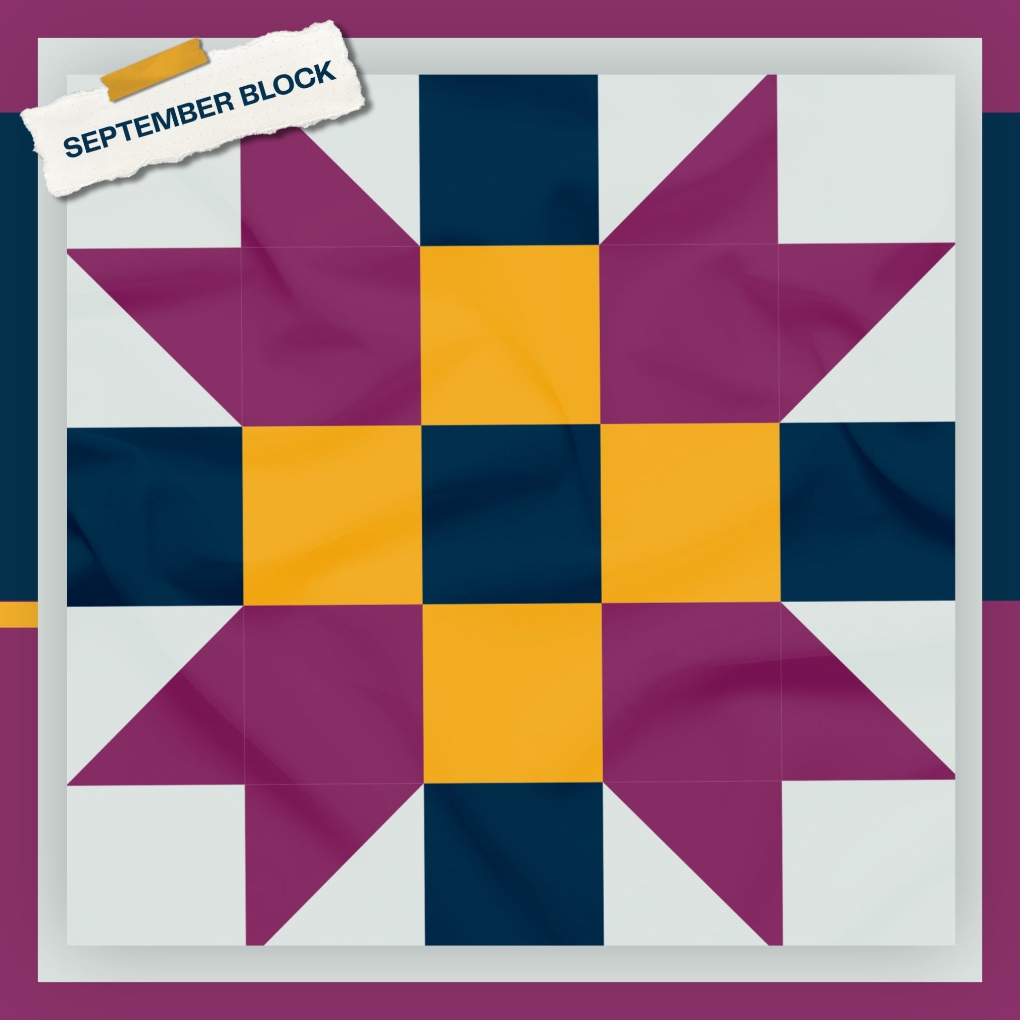 September Monthly Quilt Block w/ Meg