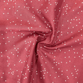 100% cotton quilting fabric — warm red fabric with Tiny white confetti blossoms. 44/45in width.