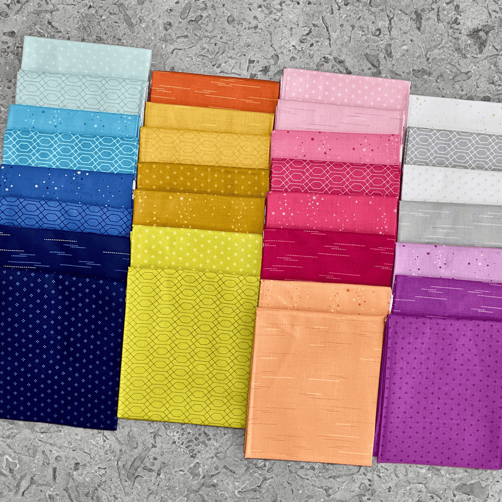 Riley Blake Design — Essence Collection — 30 x fat quarter cotton bundle. Basics & blenders.