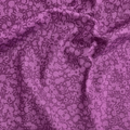 Liberty Fabrics Lasenby cotton — subtle tonal floral shadow pattern on deep purple. 44/45in width.